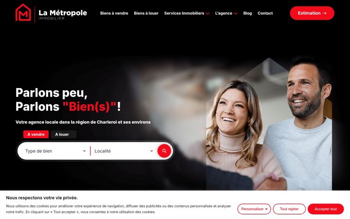 Screenshot of lametropole.be