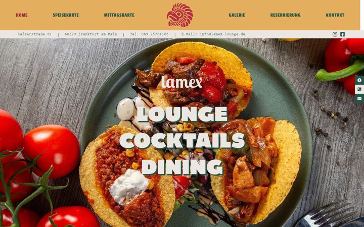 Screenshot of lamex-lounge.de