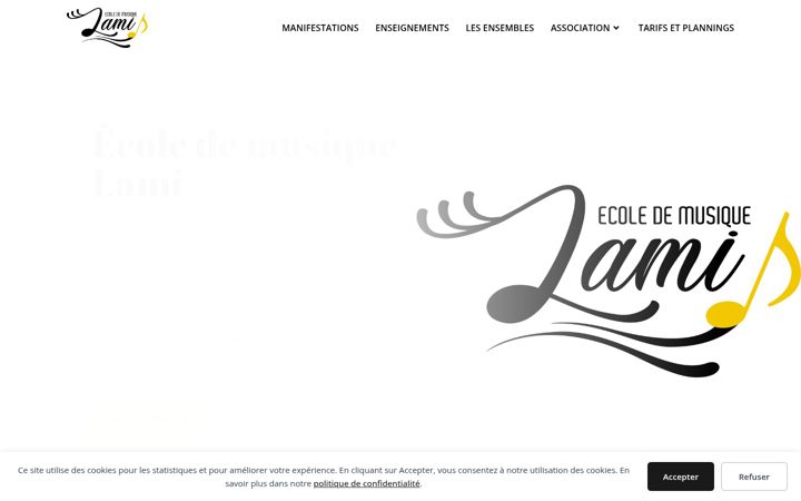Screenshot of lami-musique.org