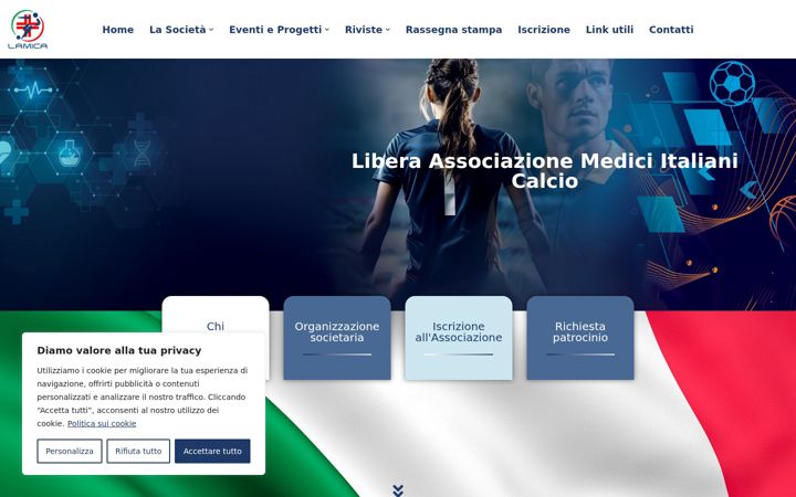 Screenshot of lamicaonline.eu