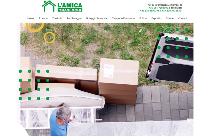 Screenshot of lamicatraslochinapoli.it