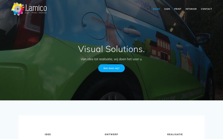 Screenshot of lamicosign.nl