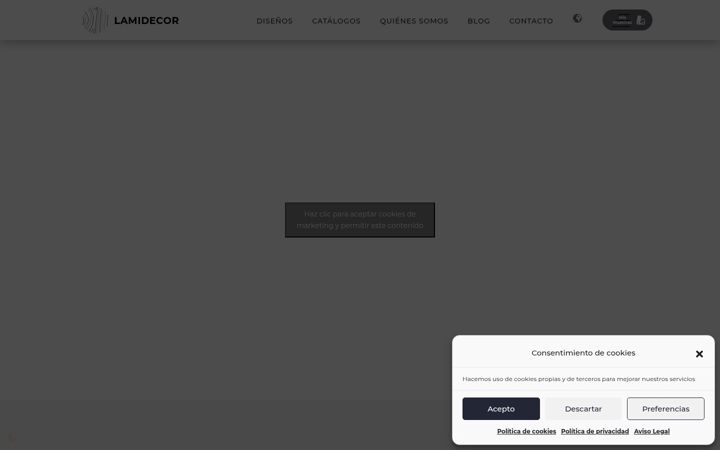 Screenshot of lamidecor.com