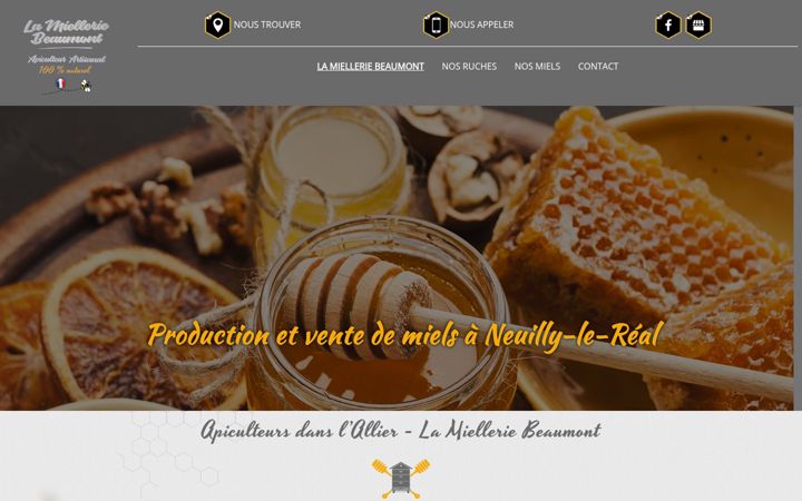 Screenshot of lamielleriebeaumont.fr