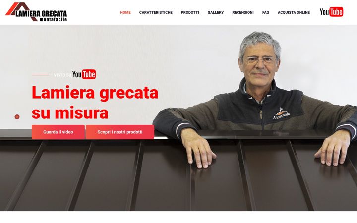 Screenshot ta' lamieragrecata.it