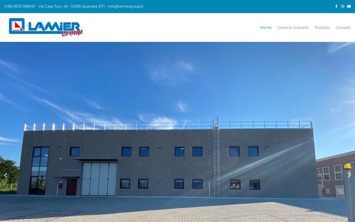 Screenshot of lamiergroup.it