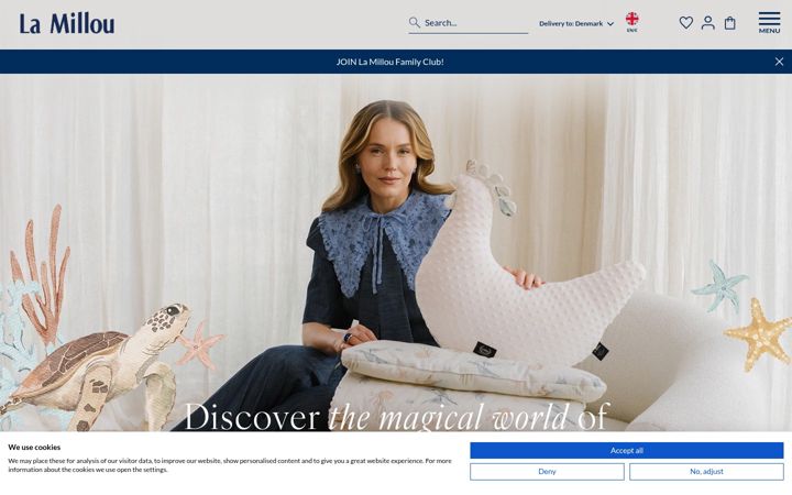 Screenshot of lamillou.com