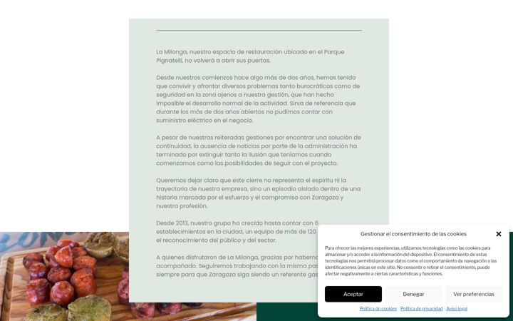 Screenshot of lamilongazaragoza.com