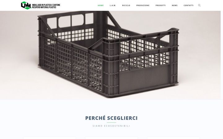 Screenshot of lamimballaggi.com