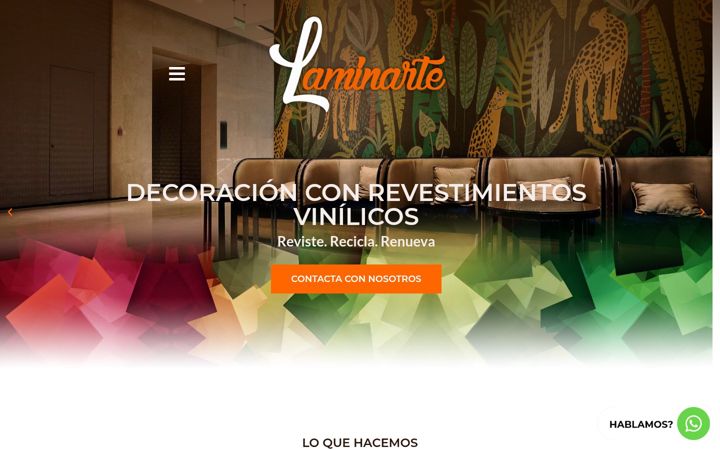 Screenshot of laminarte.es
