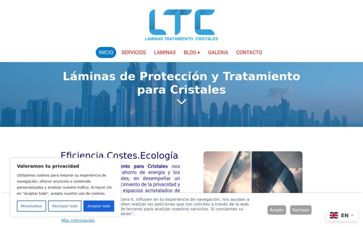 Screenshot of laminastratamientocristal.es