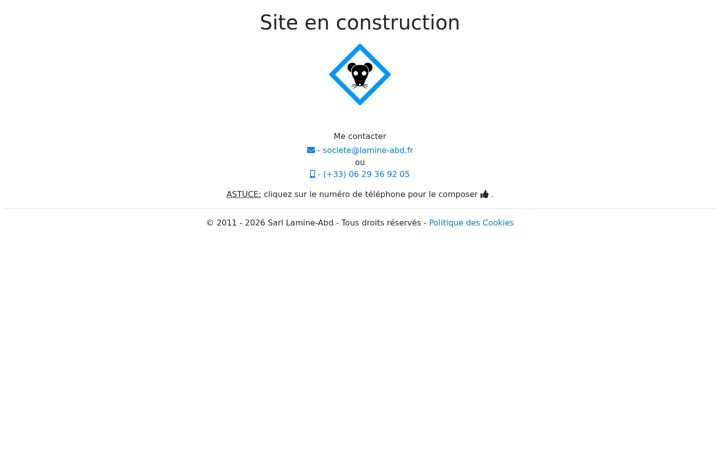 Screenshot of lamine-abd.fr