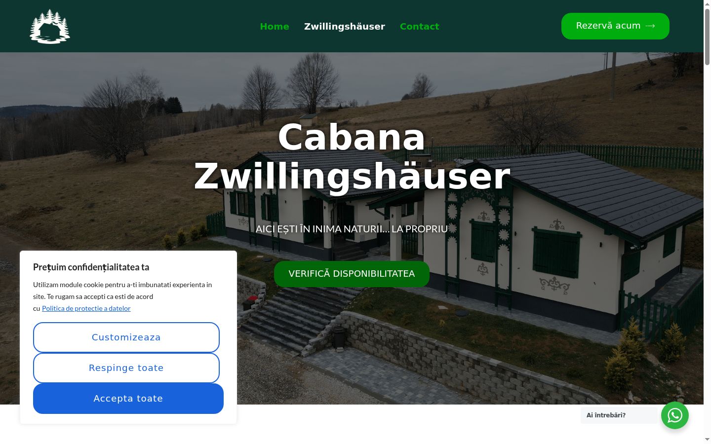 Zrzut ekranu banera zgody wyświetlanego przed jakąkolwiek interakcją
