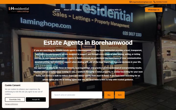 Screenshot of laminghope.com