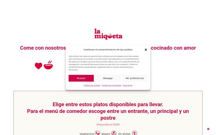 Screenshot of lamiqueta.com
