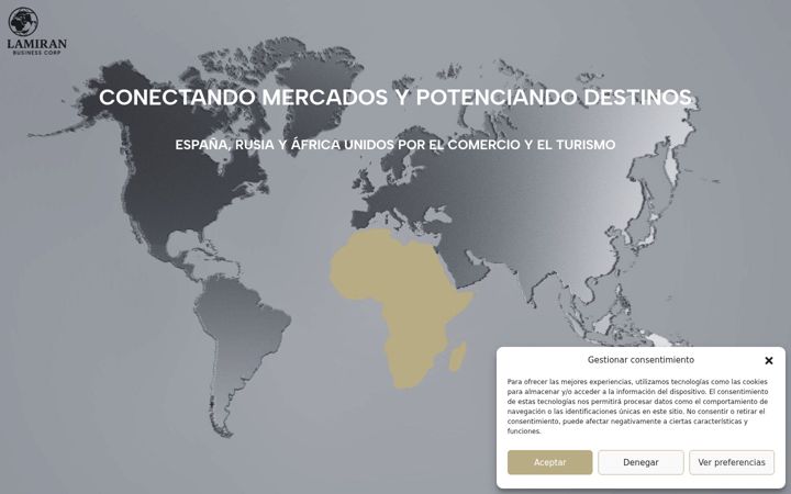 Screenshot of lamiranbusinesscorp.com