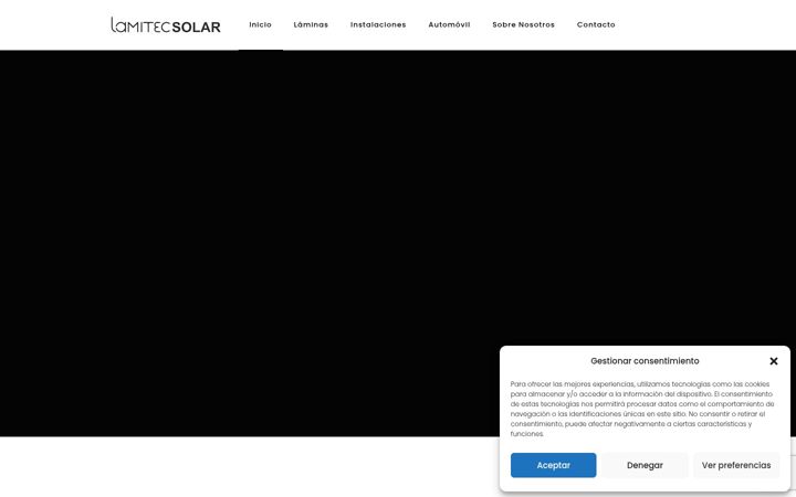 Screenshot of lamitecsolar.com