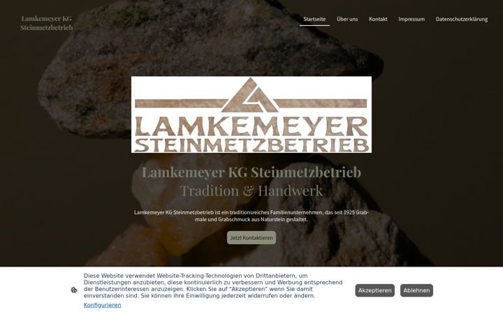 Screenshot of lamkemeyer-natursteine.de