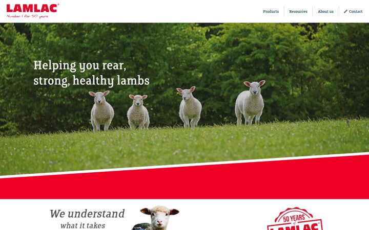 Screenshot of lamlac.co.uk