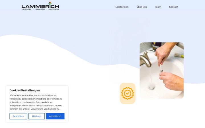 Screenshot of lammerich-heizung.de