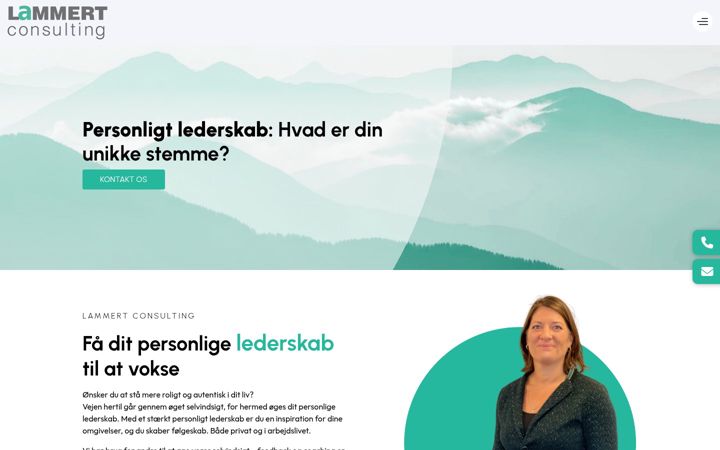 Screenshot of lammert.dk