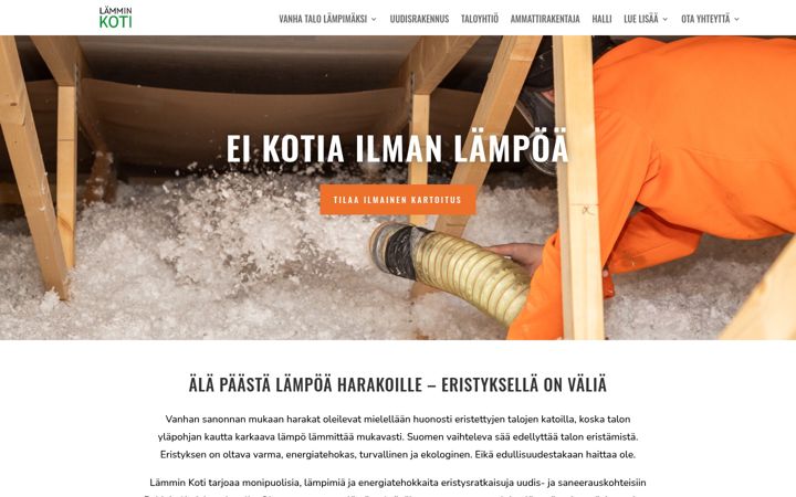 Captura de pantalla de lamminkoti.com