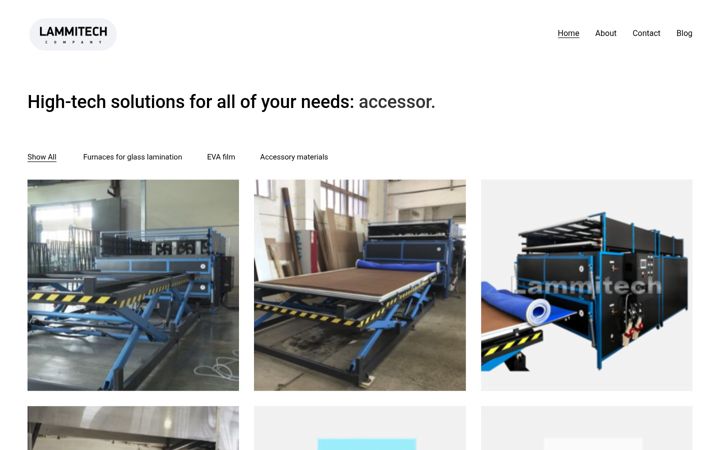 Screenshot of lammitech.com