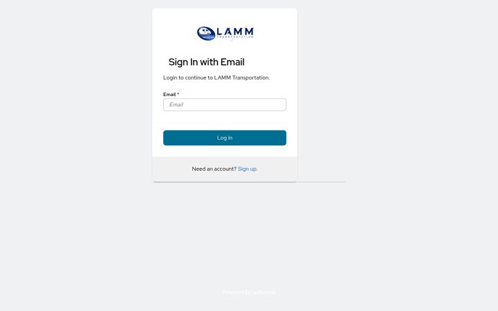 Screenshot of lammtransportation.com