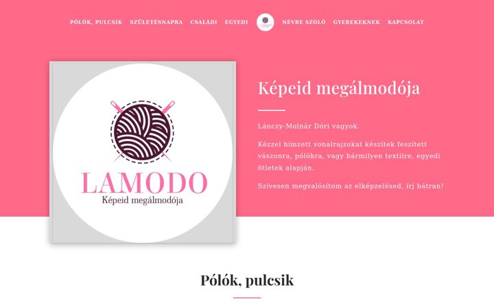 Screenshot of lamodo.hu