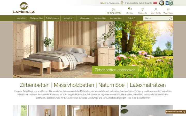 Screenshot of lamodula.at