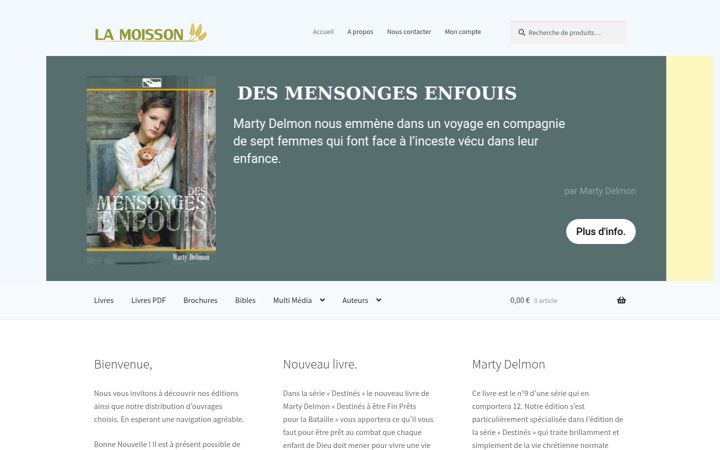 Screenshot of lamoisson.org