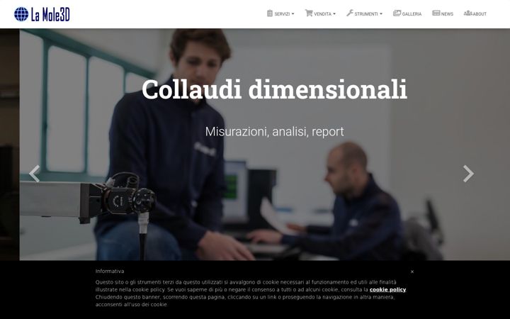 Screenshot of lamole3d.com