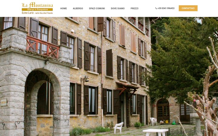 Screenshot of lamontaninaesino.it