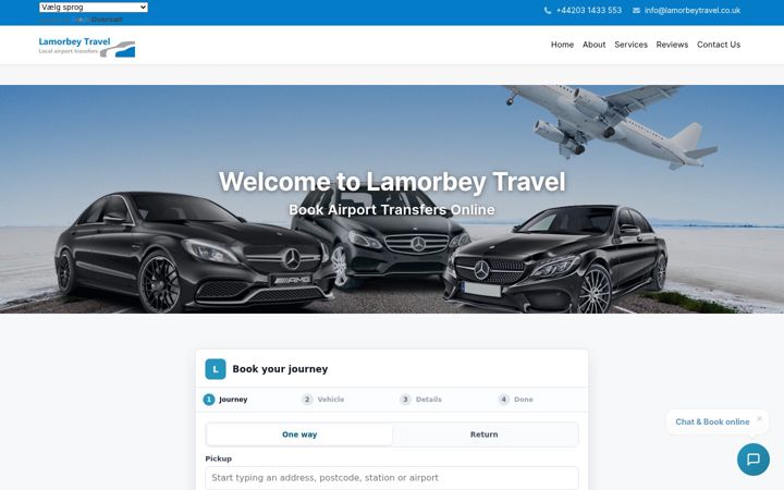 Screenshot of lamorbeytravel.co.uk