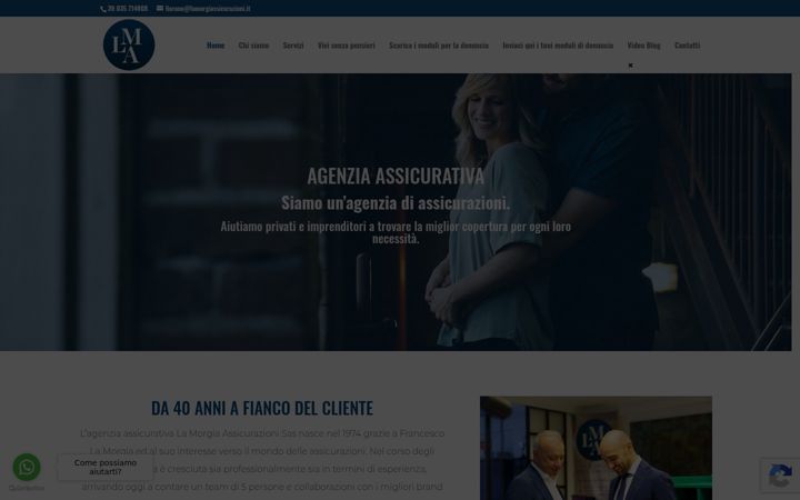 Screenshot of lamorgiassicurazioni.it