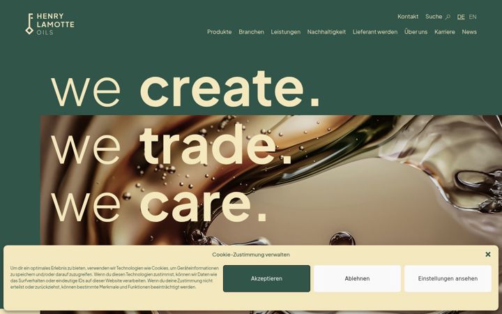 Screenshot of lamotte-oils.de