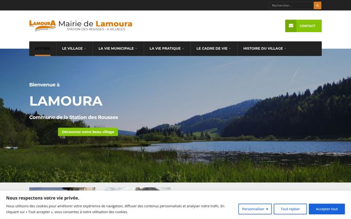 Screenshot of lamoura.fr