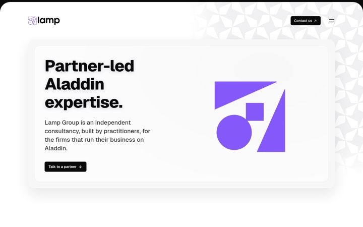 Screenshot of lamp-group.com