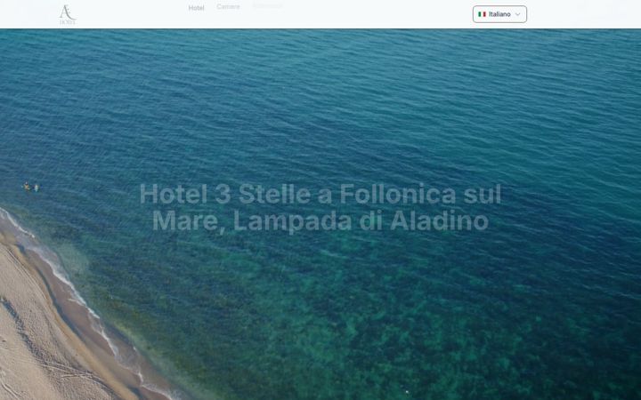 Screenshot of lampadadialadino.it