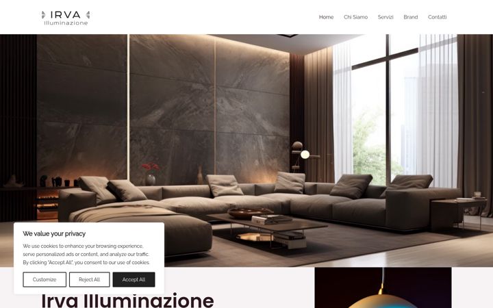 Screenshot of lampadariirva.com