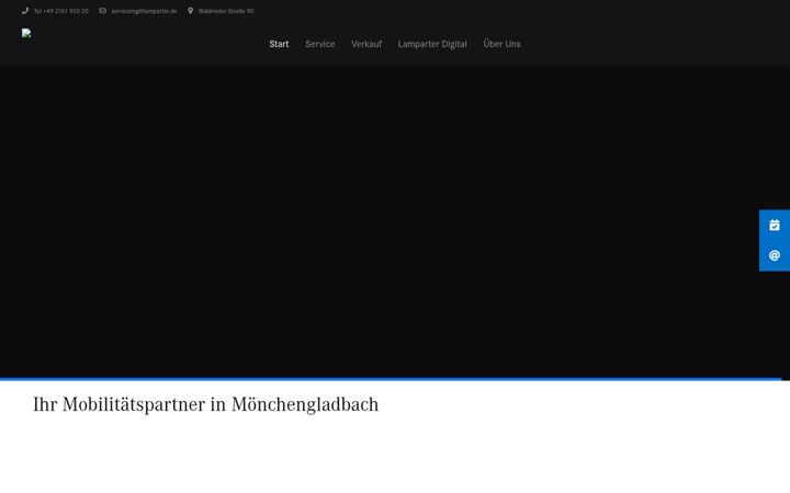 Screenshot of lamparter.de