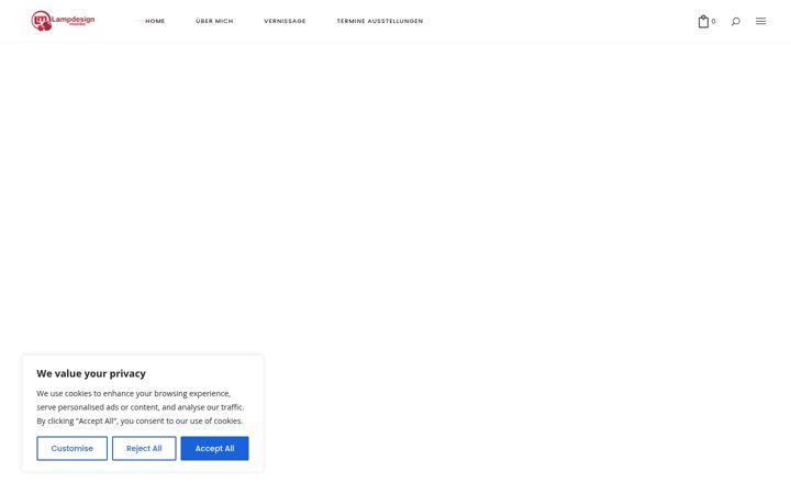 Screenshot of lampdesign.at