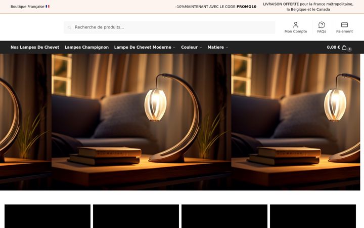 Screenshot of lampechampi.com