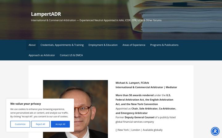 Screenshot of lampertadr.com