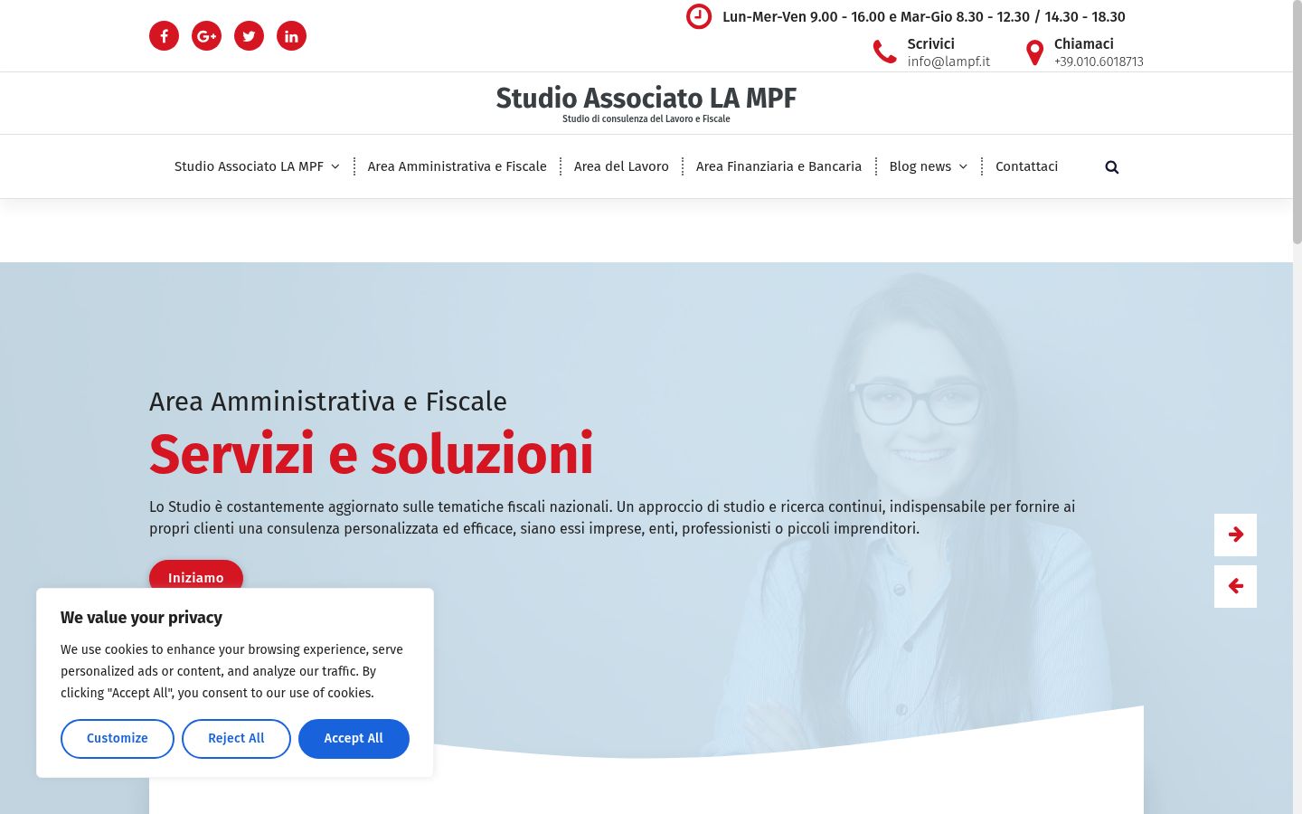 Screenshot tal-banner tal-kunsens muri qabel kwalunkwe interazzjoni