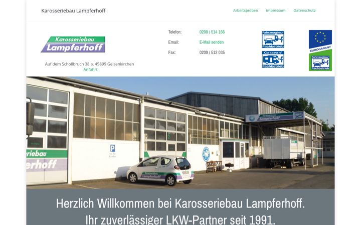 Screenshot of lampferhoff.de