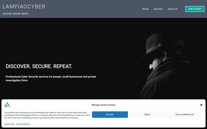 Screenshot of lampiaocyber.com