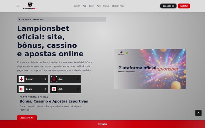 Screenshot of lampions-bets.com