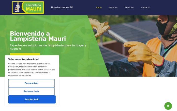 Screenshot of lampisteriamaurisl.com