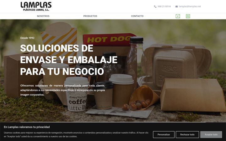 Screenshot of lamplas.net